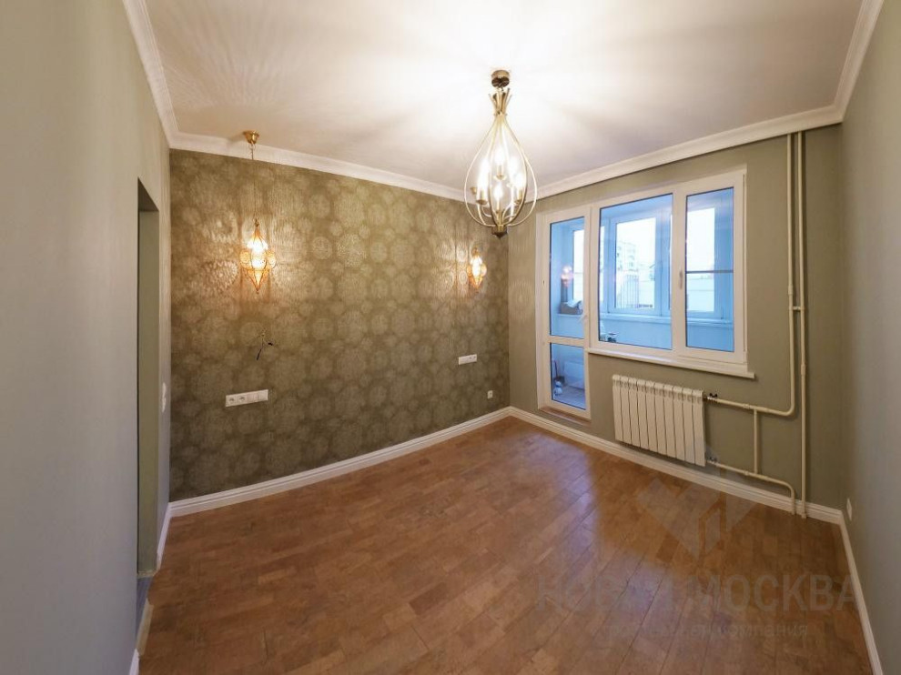 Ремонт трехкомнатной квартиры 82 кв.м. в ЖК «Родной город. Каховская»