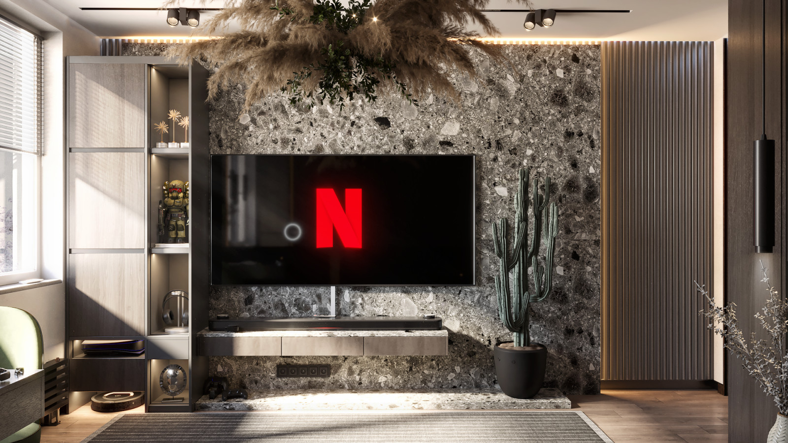 Обложка проекта: Modern khaki apt. by ACG Group