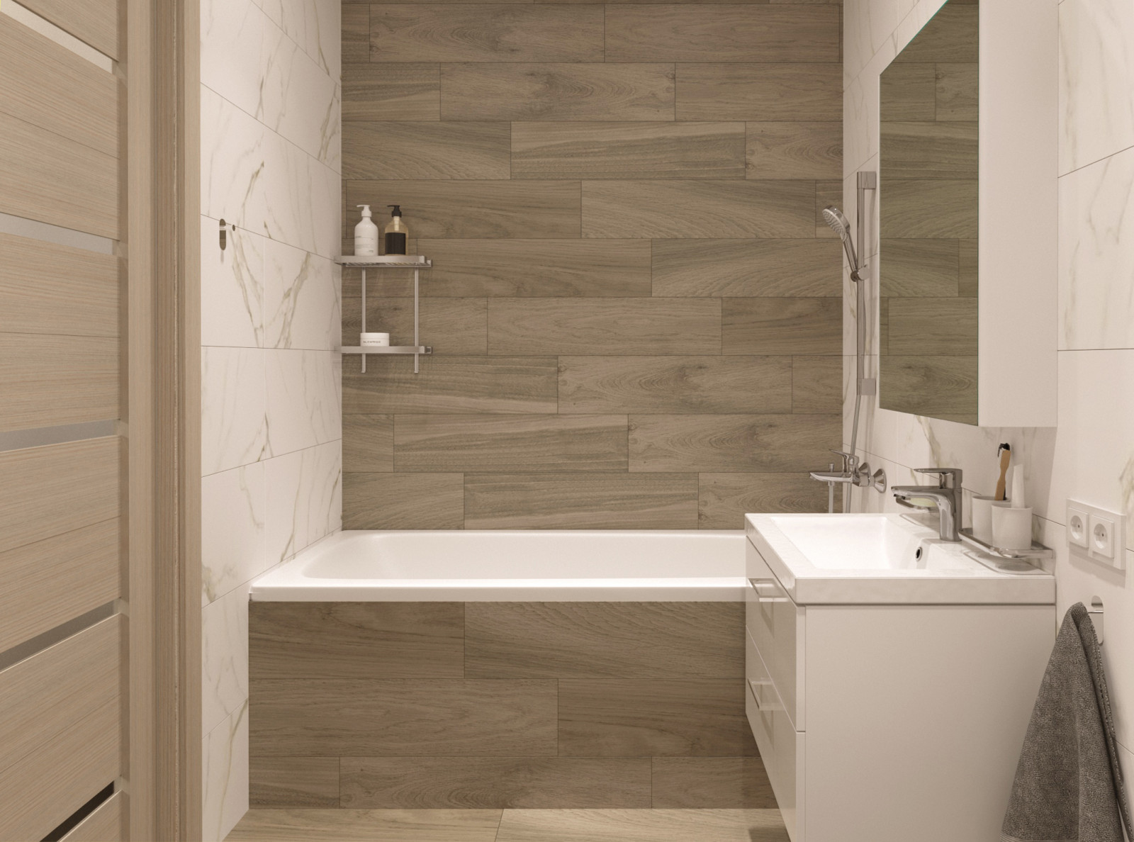 Типовой проект №2 бюджетного ремонта от застройщика.