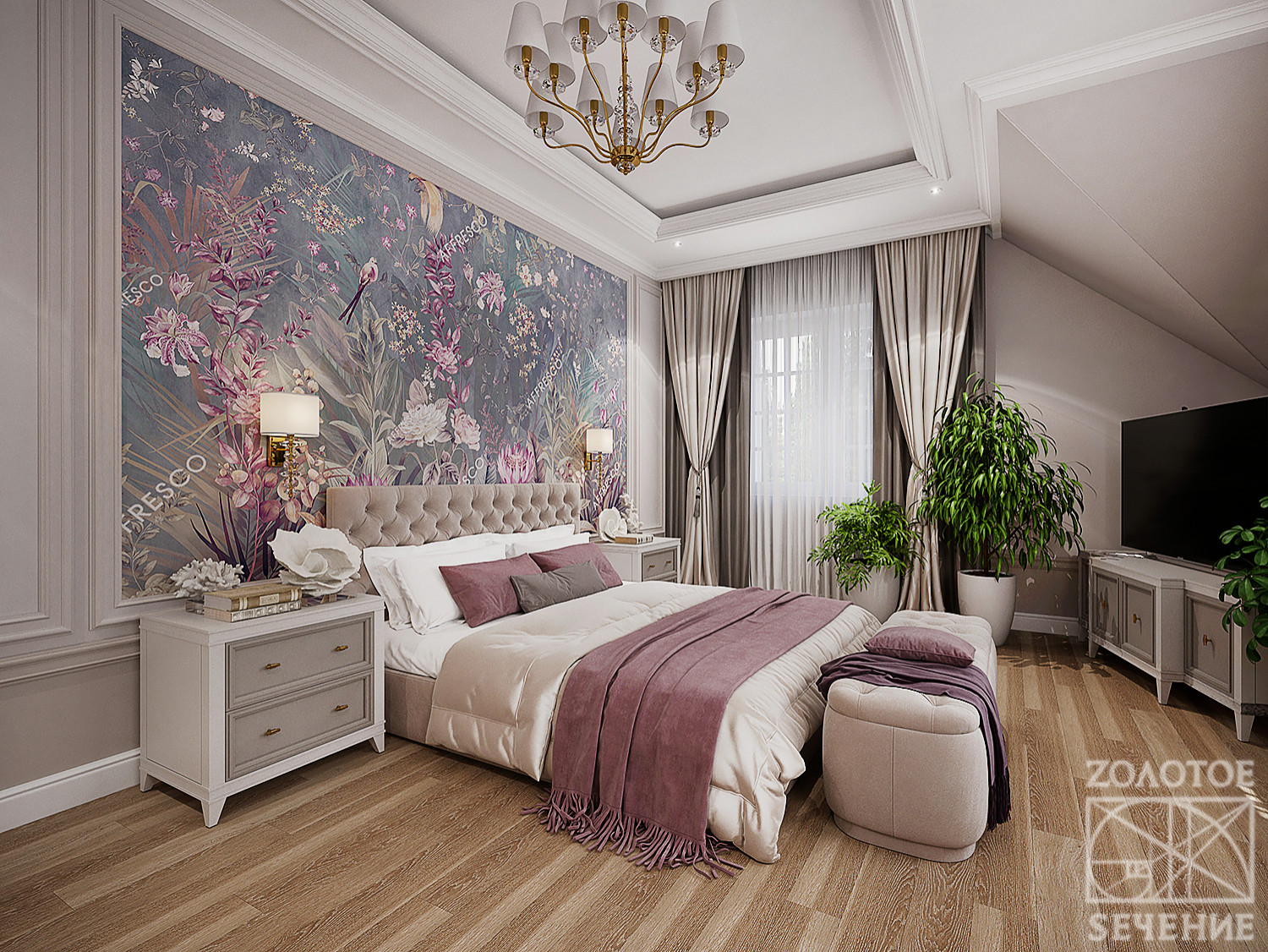 Изысканная нежность загородного дома