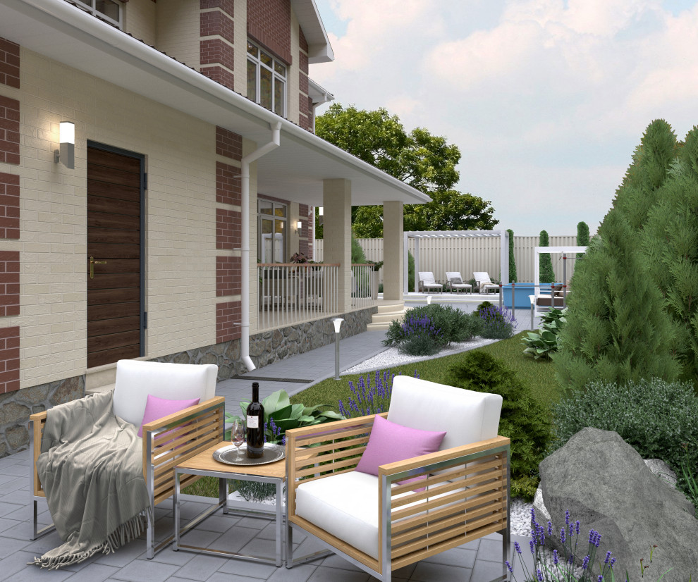 Благоустройство участка загородного дома