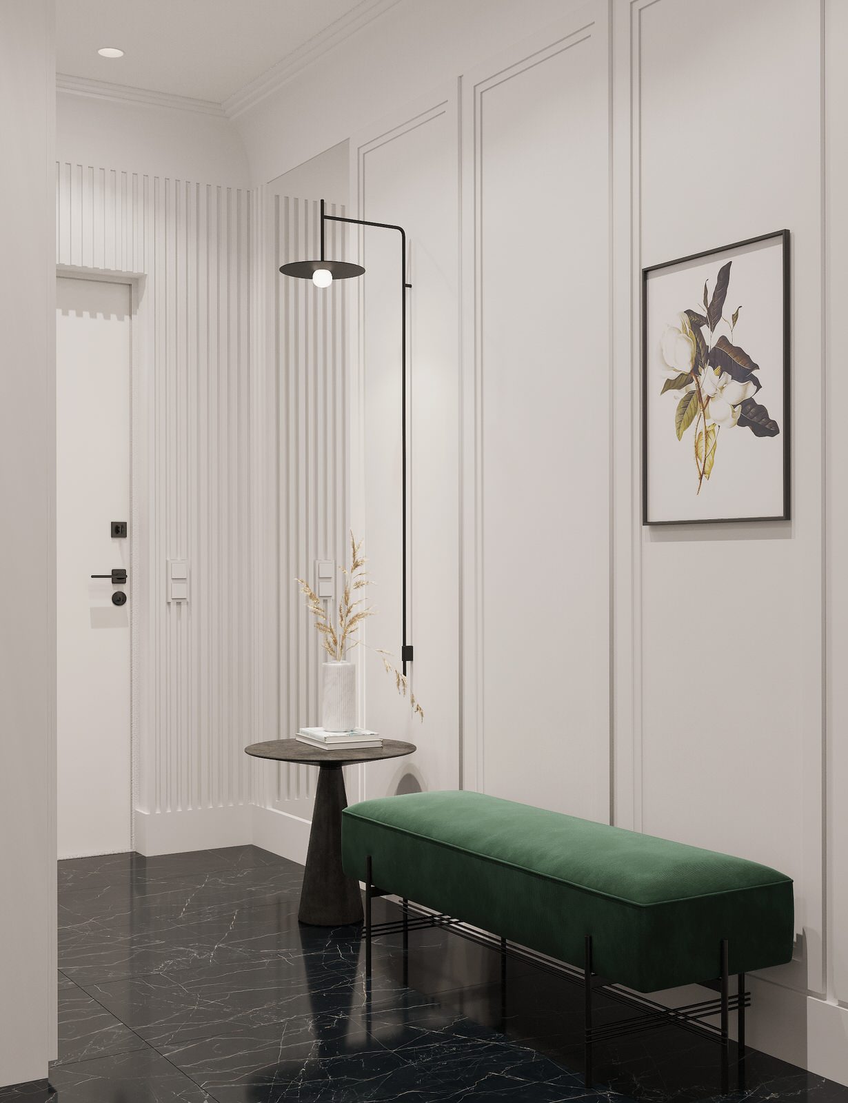 Квартира в стиле неоклассика, Мкр. «Бутово Парк», 68 кв.м.