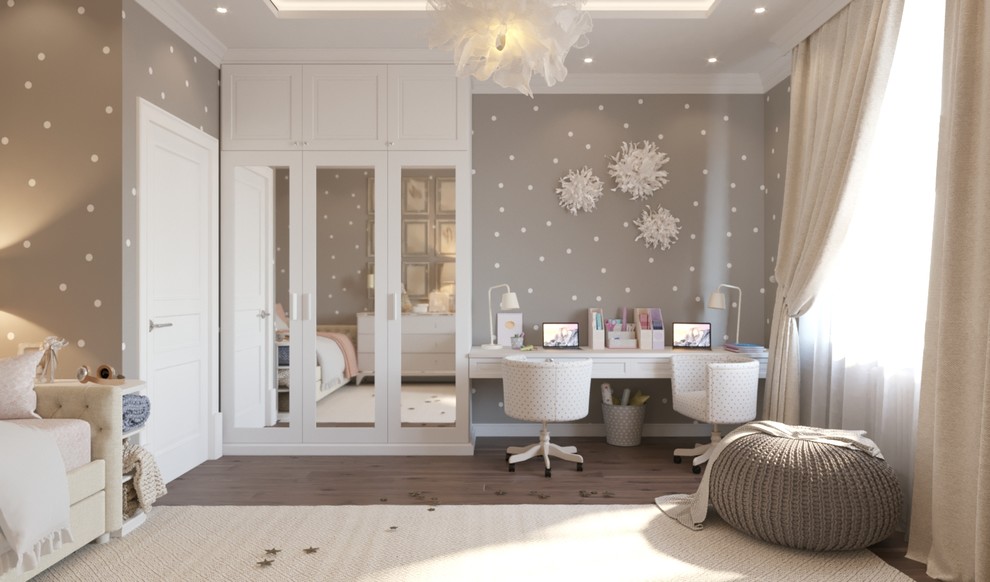 Воздушный интерьер для большой семьи