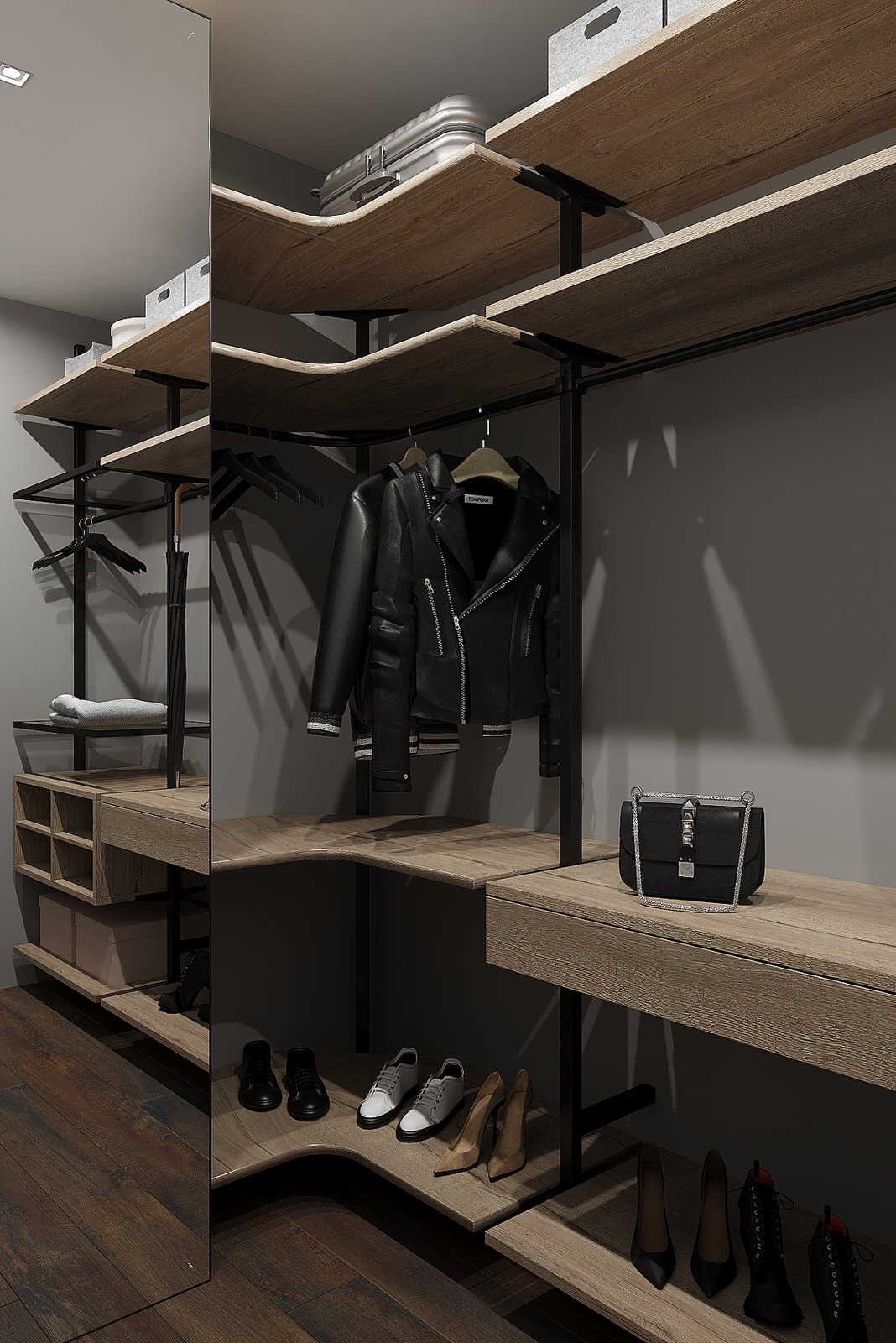 Двухуровневая квартира для молодой семьи