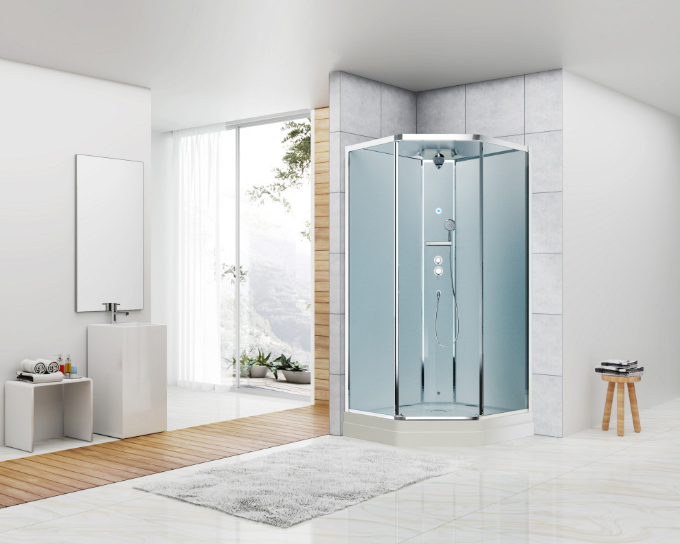 Душевая кабина ILMA в интерьере ванной комнаты
