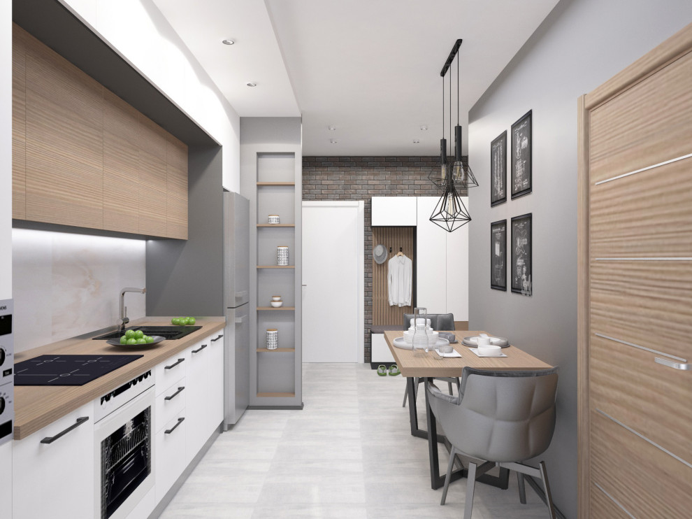 лофт в однокомнатной квартире