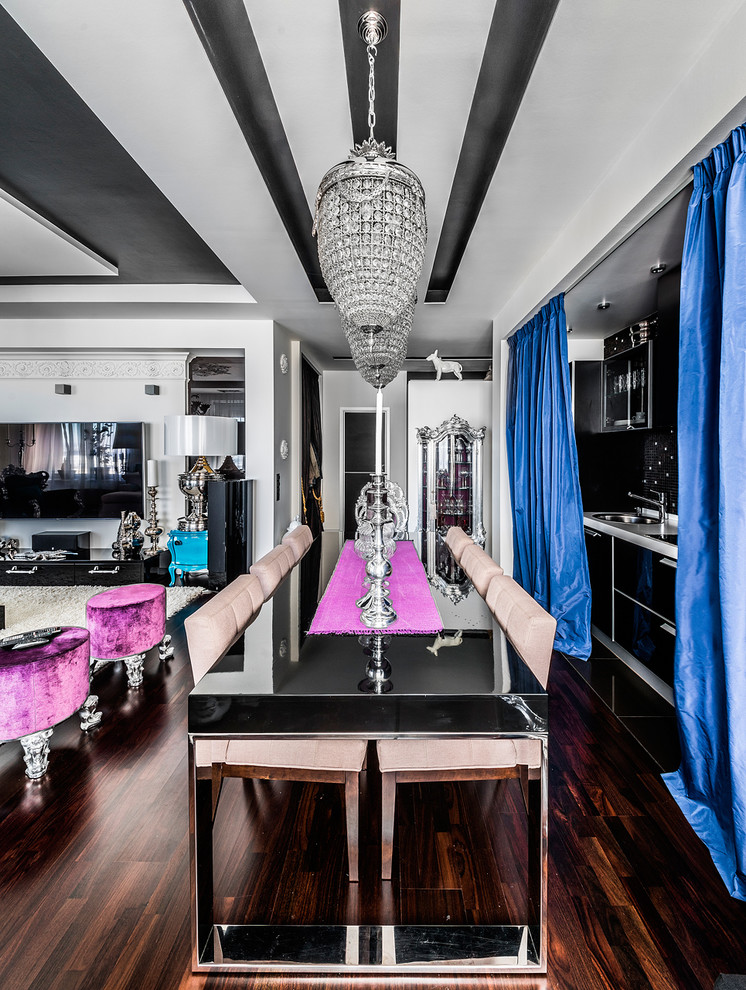 Съёмка интерьера квартиры в стиле фьюжн.