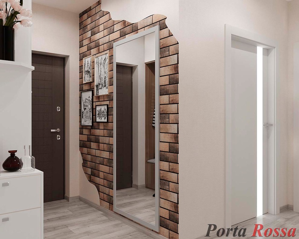 Corridor design in Loft style