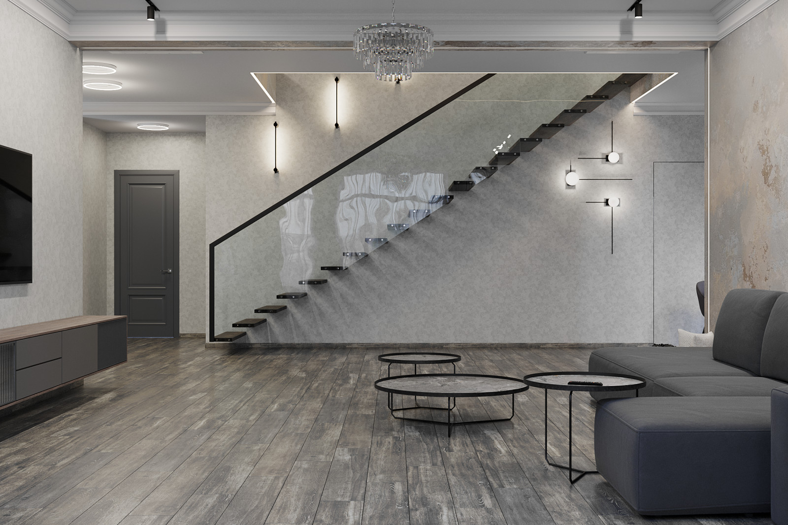 Минималистичный интерьер частного дома