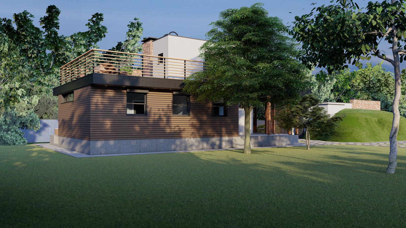 Боковой вид.