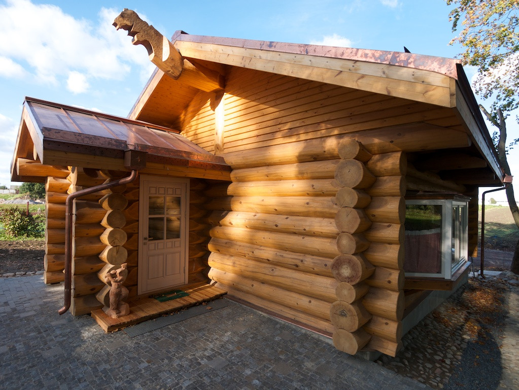 Обложка проекта: Баня из массива красного канадского кедра - 64 м2