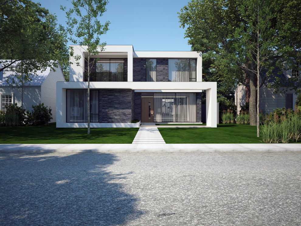 Дом в стиле минимализм