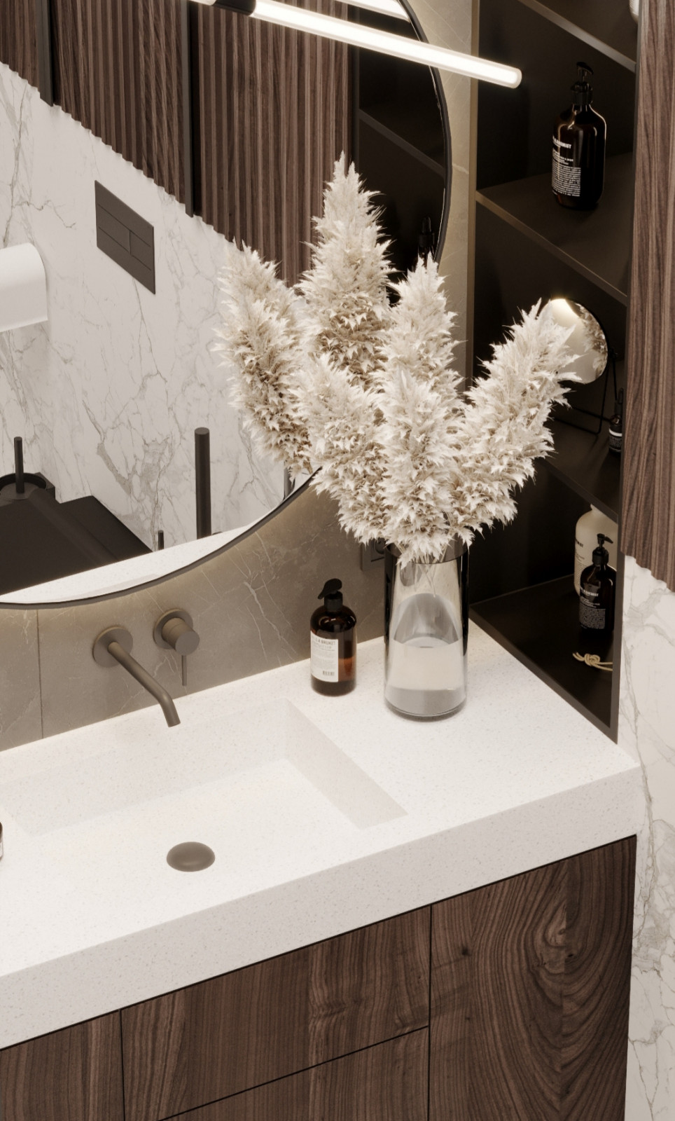 Обложка проекта: Санузел в стиле современная классика