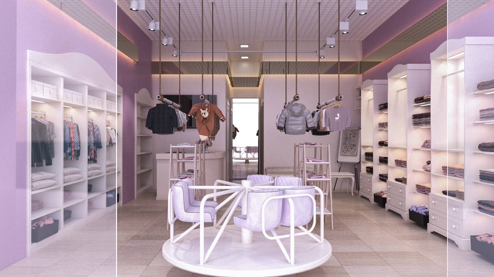 Shop_005_визуализация интерьера магазина в "ТРЦ МЕГАМАГ"