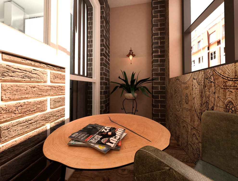 Однокомнатная квартира 34 кв.м. в трёх стилистических решениях.