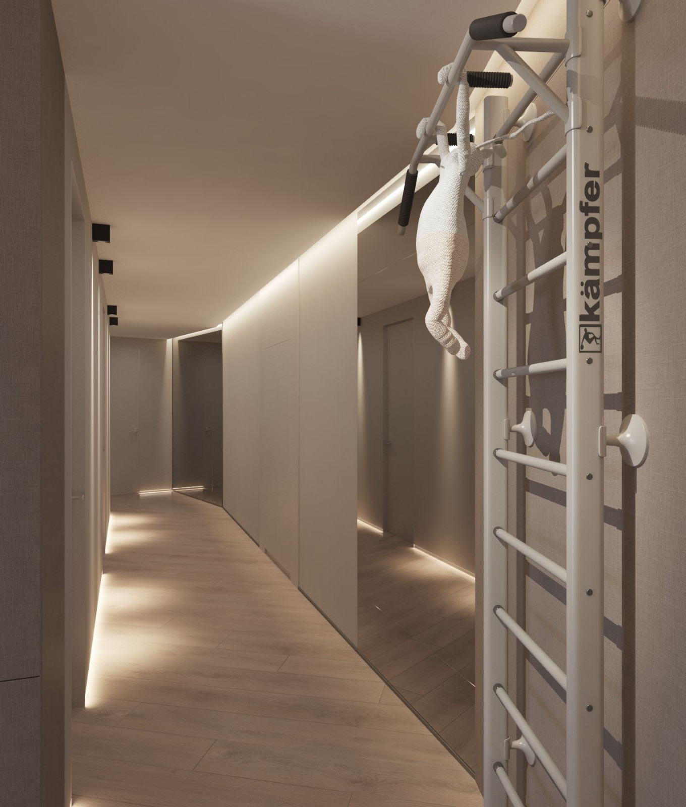 Дизайн проект квартиры со сложной остроугольной планировкой