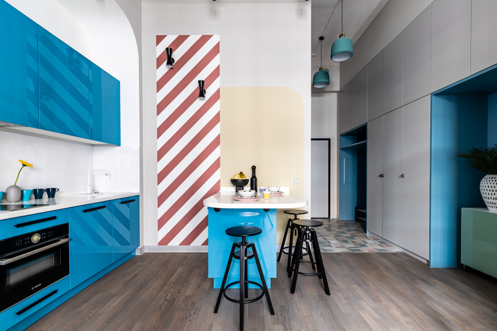 Houzz тур: Яркая студия как альтернатива лофт-пространства