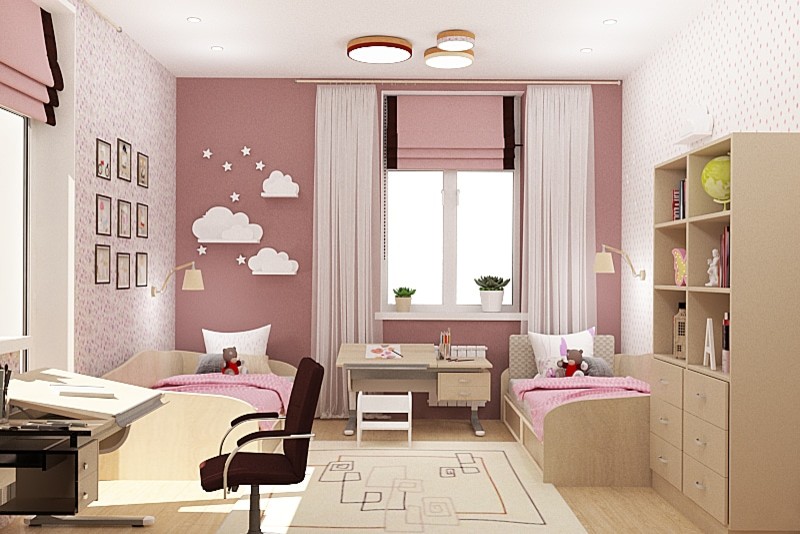 Дизайн-проект квартиры для семьи из 4-х человек