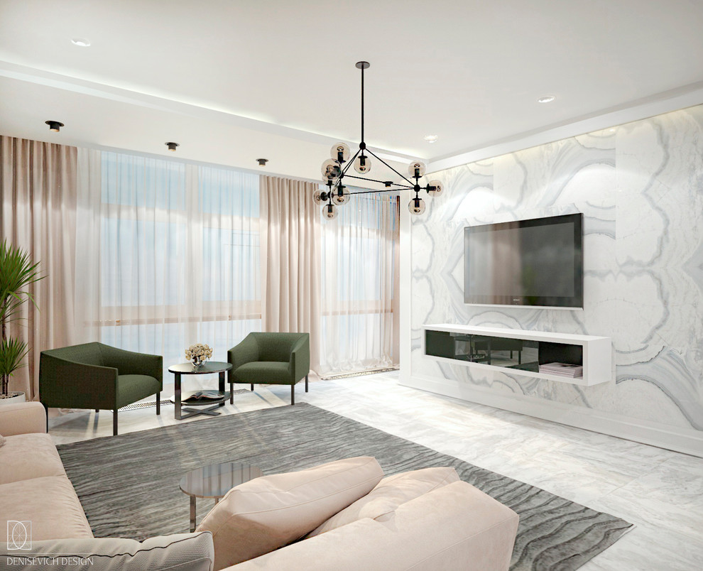 Обложка проекта: Кухня-гостиная в ЖК Пионерский