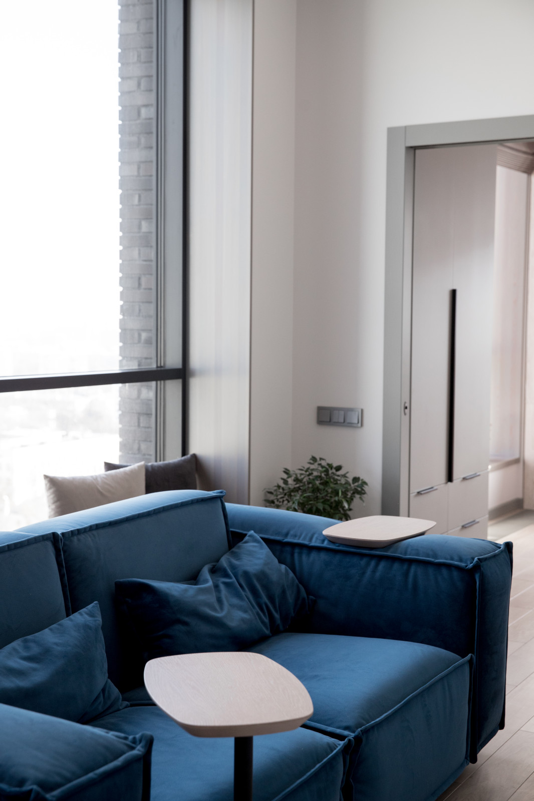 Небесно синий в ЖК Новочеремушкинская 17