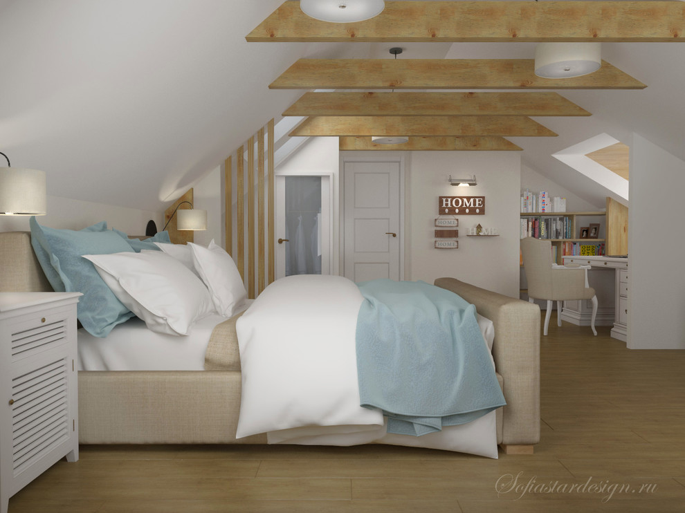 Спальня мансарда