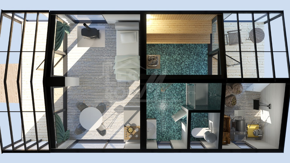 Модульный дом "Азиль"