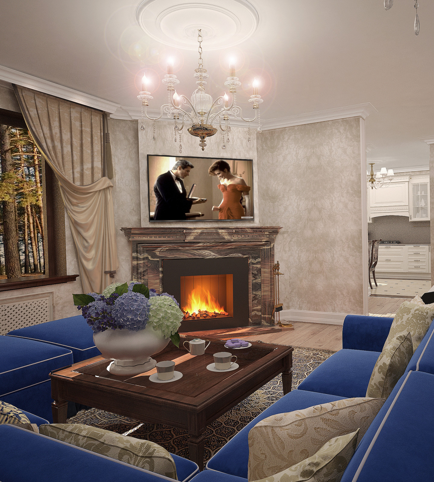 дом классический 400м2