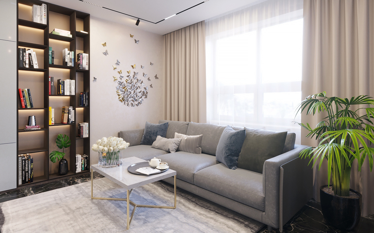 Обложка проекта: Квартира в ЖК "Изумрудный бор" г. Екатеринбурге