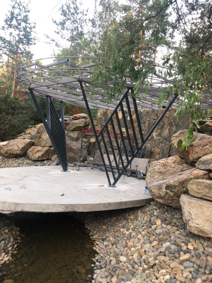 Летний навес для частной резиденции