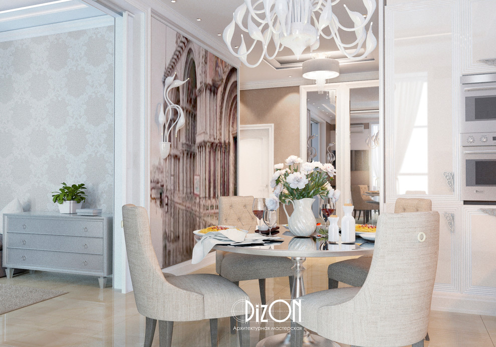 Квартира в стиле арт-деко,кухня