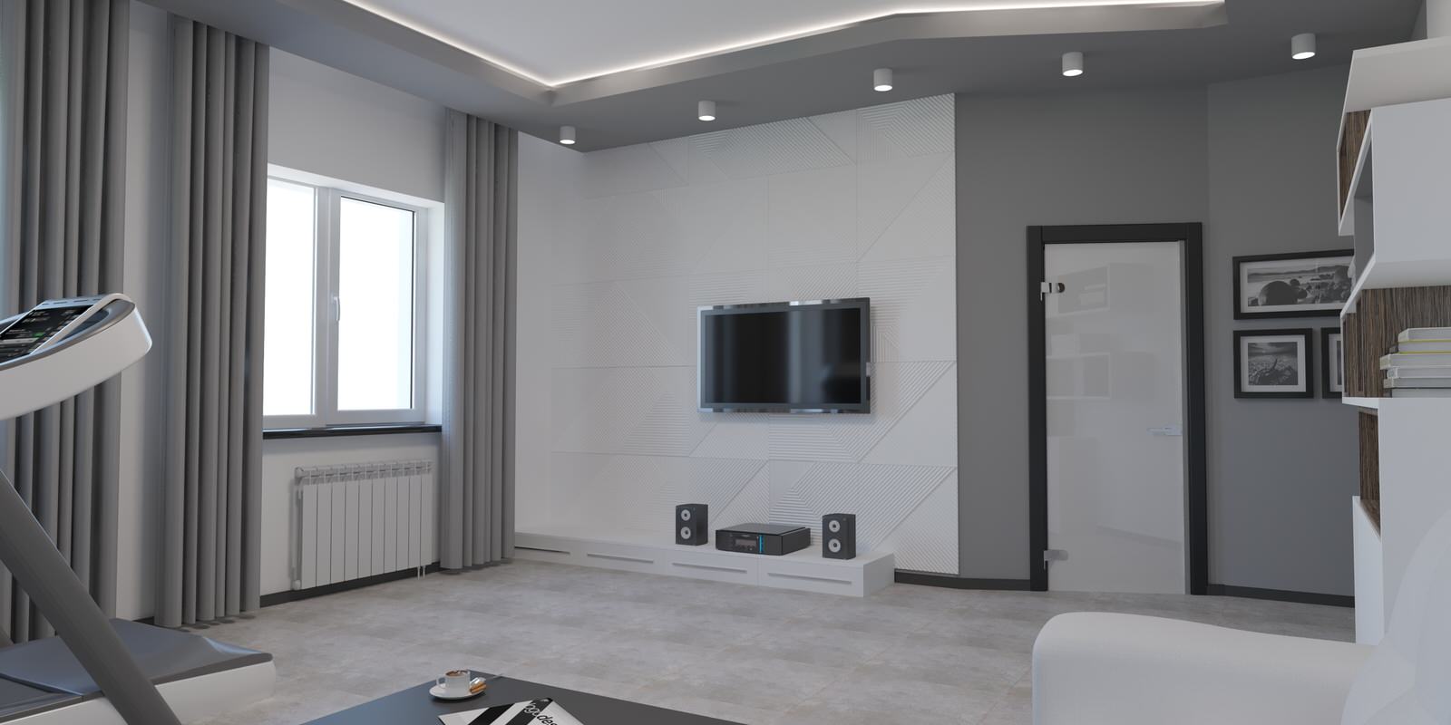 Коттедж в стиле хай тек