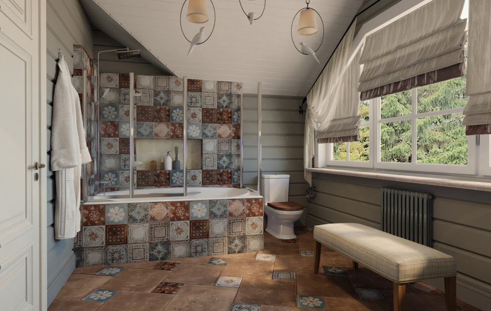 Дом из клееного бруса.