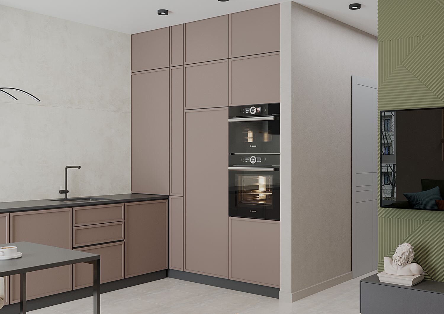 Современный дизайн квартиры 87м² в ЖК Андерсон Парк
