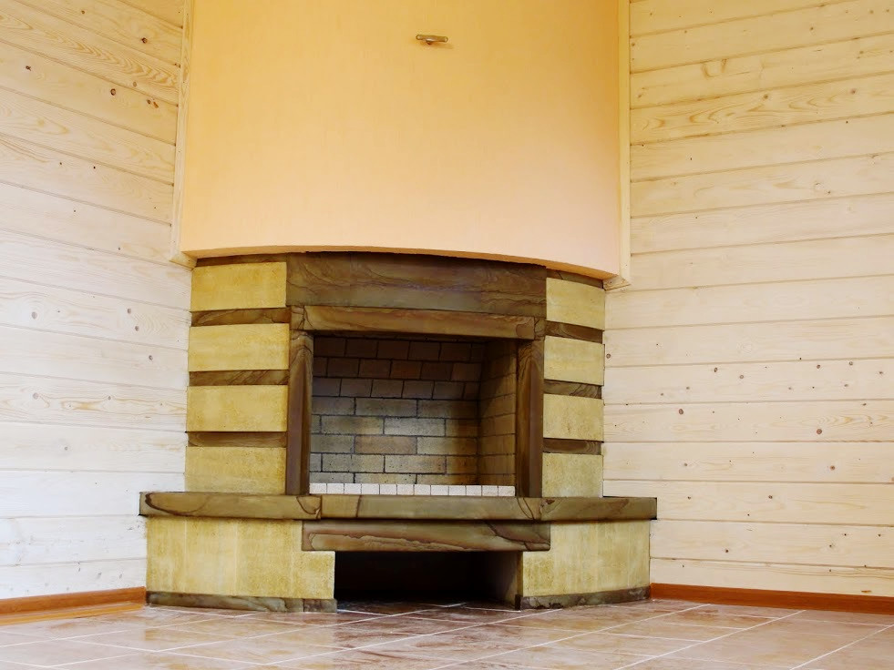 Обложка проекта: Эксклюзивный угловой камин