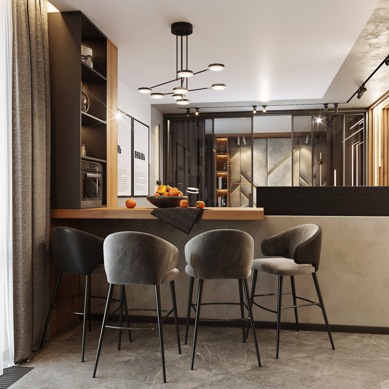 Кухня-гостиная