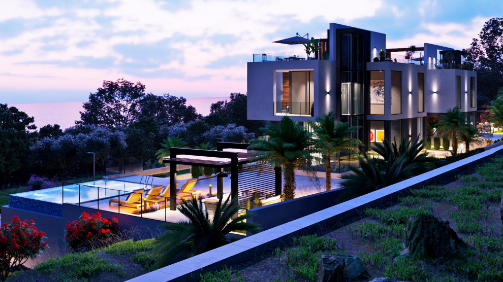 Обложка проекта: Минималистичные коттеджи