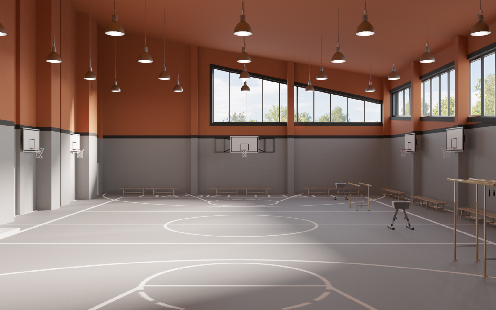 Спорт зал и тренажерный зал