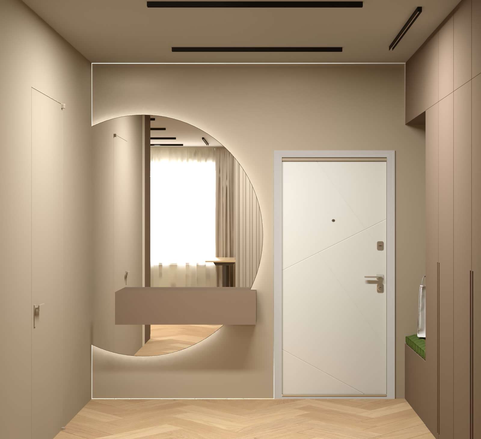 Дизайн проект квартиры в ЖК "Сердце Столицы"