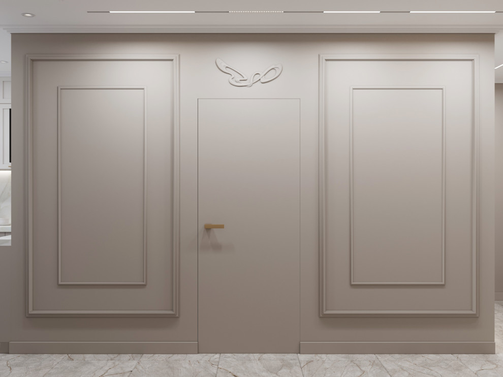 Коридор/холл в неоклассике по ул.Никулинская г.Москва