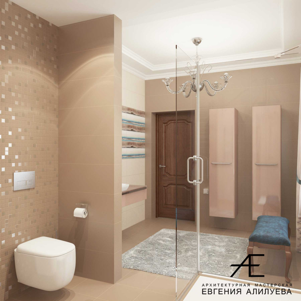 Санузел в доме в пос. Сосновка