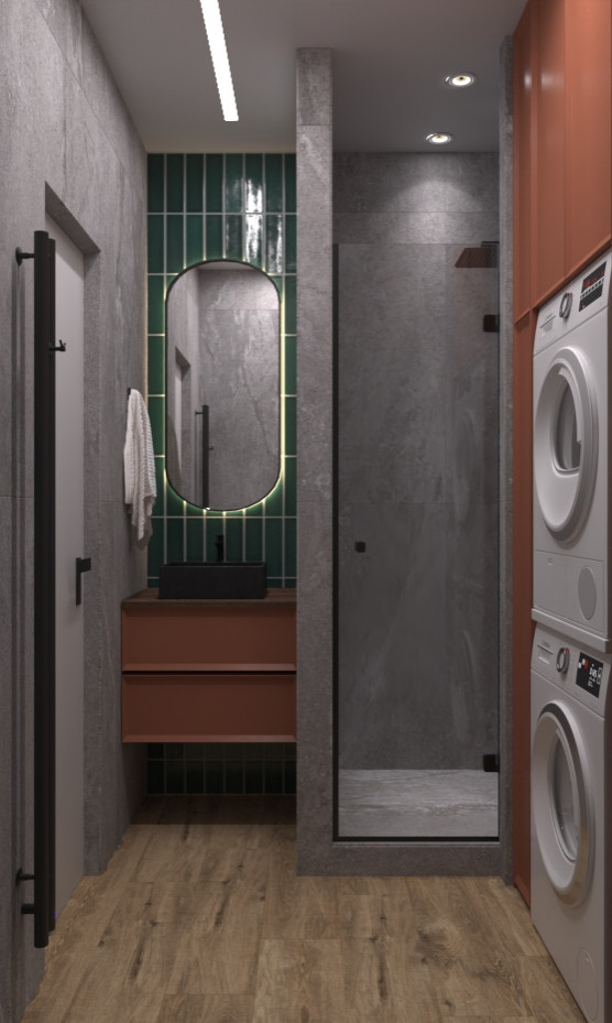 Обложка проекта: Санузел в современном стиле