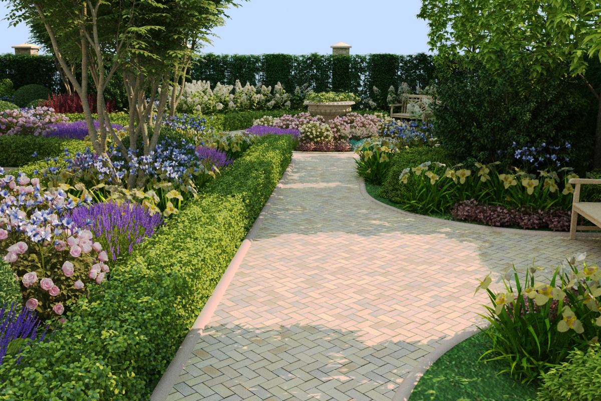 3D визуализация участка 12 соток