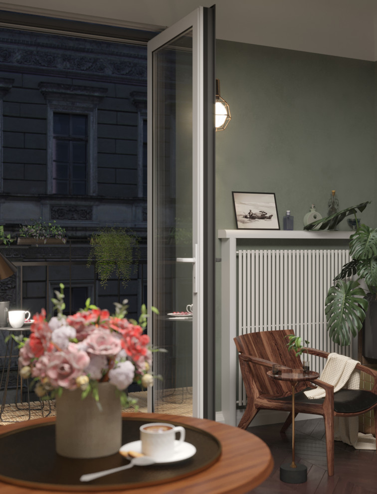 3d визуализация гостиной