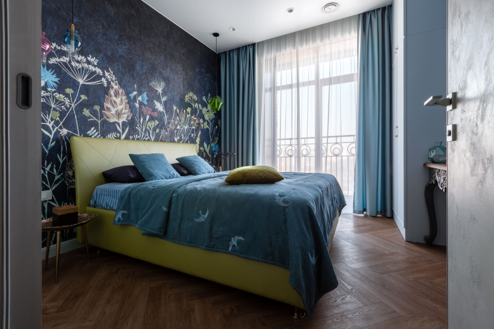 Винтаж в ярком интерьере 4-х комнатной квартиры