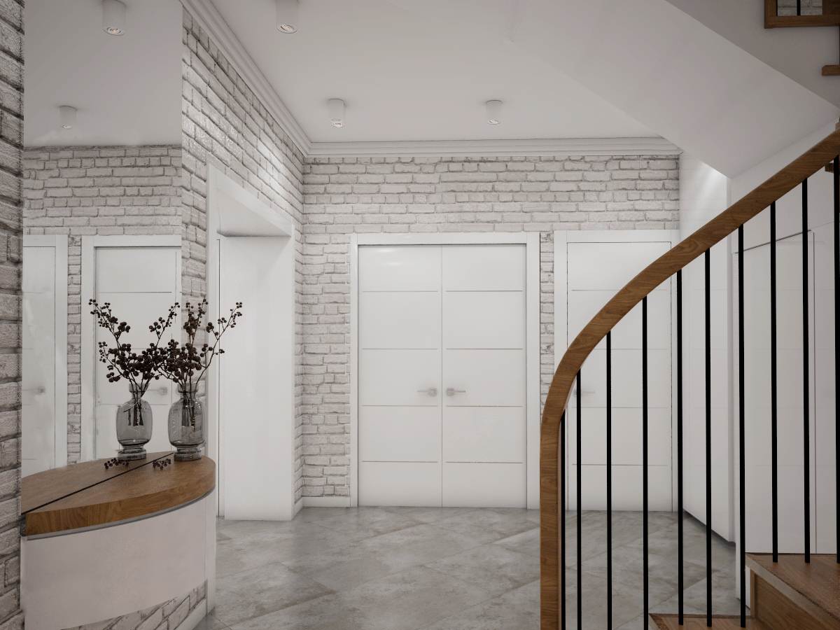 Холл дома в Первомайском