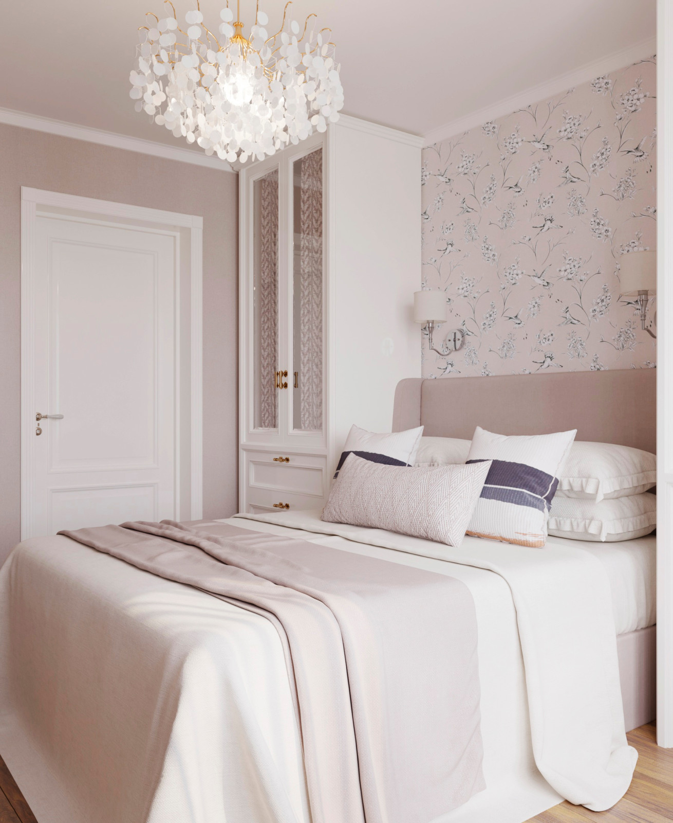 Квартира для молодой мамы и дочки 54 кв.м.