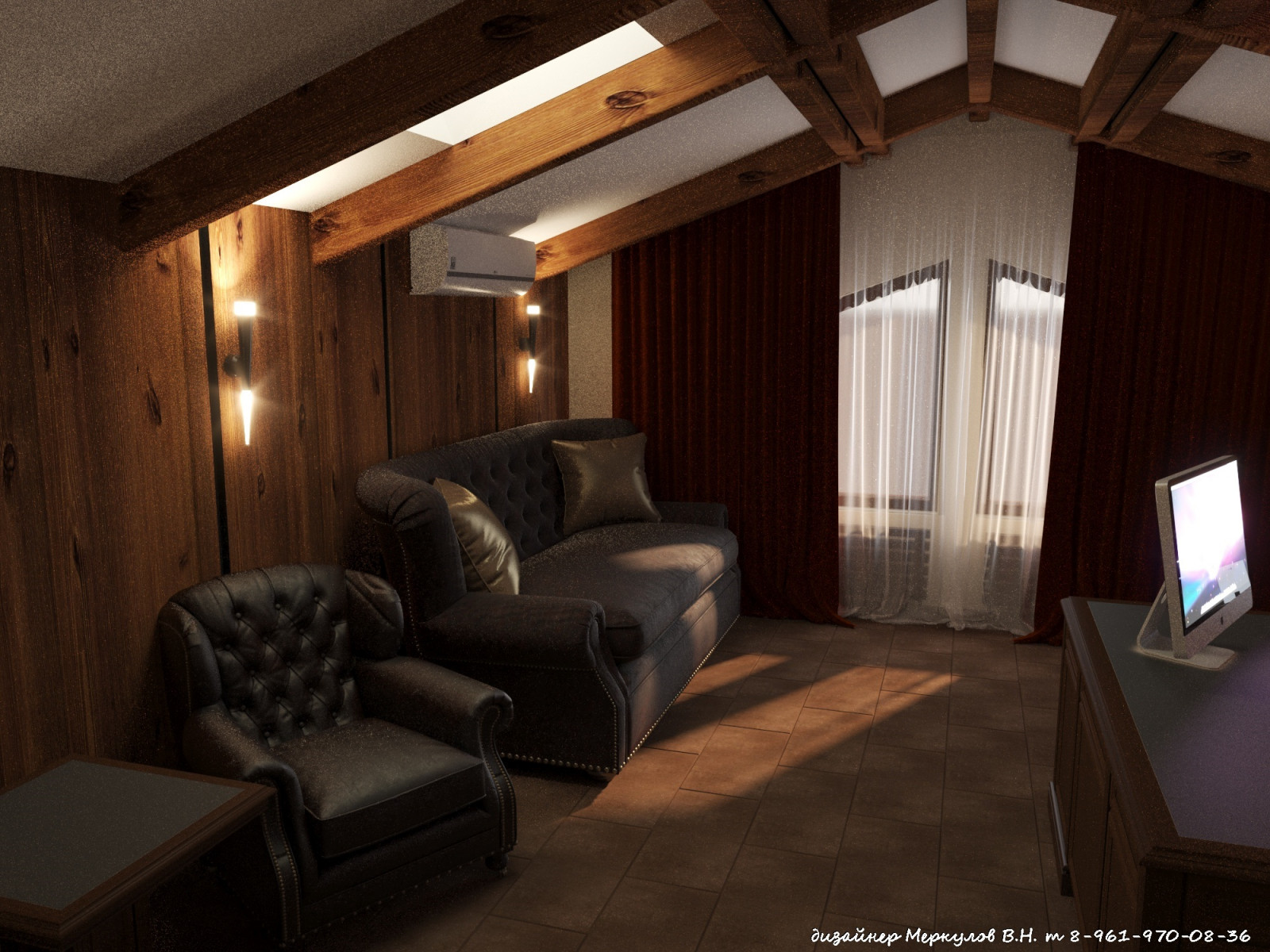 Обложка проекта: Дизайн проект кабинета №3