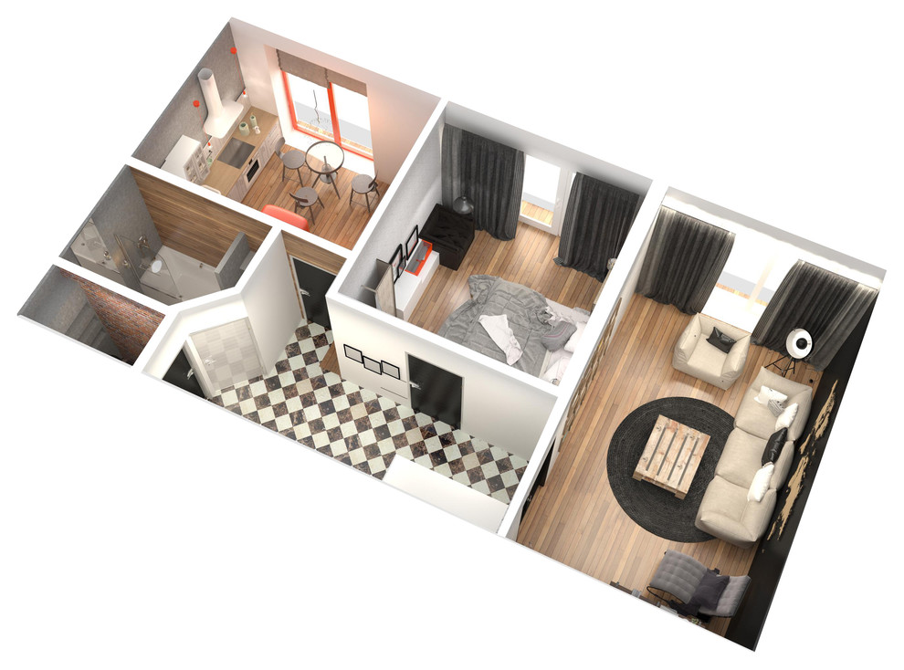 Квартира в стилі лофт