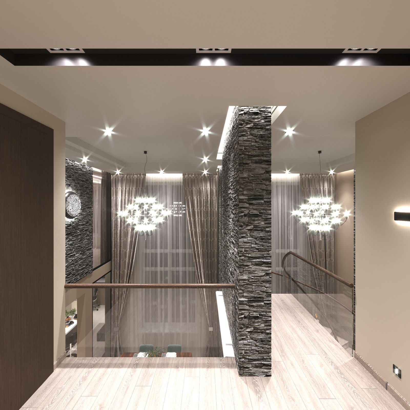 Дизайн двухуровневой квартиры 170 м² ЖК «ORDYNKA»