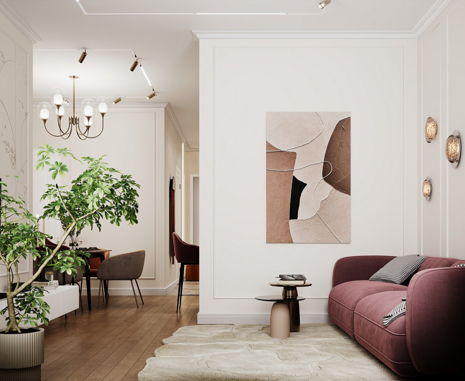 Дизайн и ремонт квартиры в ЖК Level Причальный - Манящая гармония